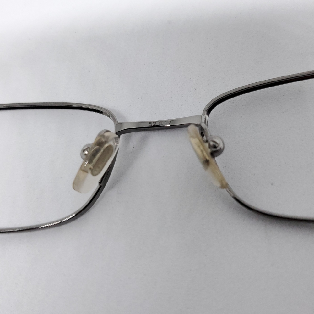 Versace Gunmetal Rectangular Eyeglass Frames - image 8